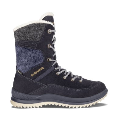 Lowa Winterstiefel Bianca GTX (Veloursleder, wasserdicht) navyblau Kids